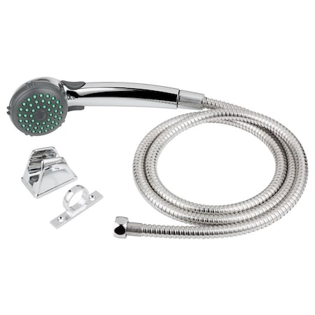 Dura Faucet RV SINGLE FUNCTION SHOWER WAND & HOSE KIT - CHROME POLISHED DF-SA400K-CP